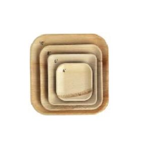 Supplier of Palm Leaf Square Plates (10 pcs) in UAE