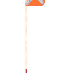 LED Buggy Whip with Orange X Flag, off-road safety accessory, UAE