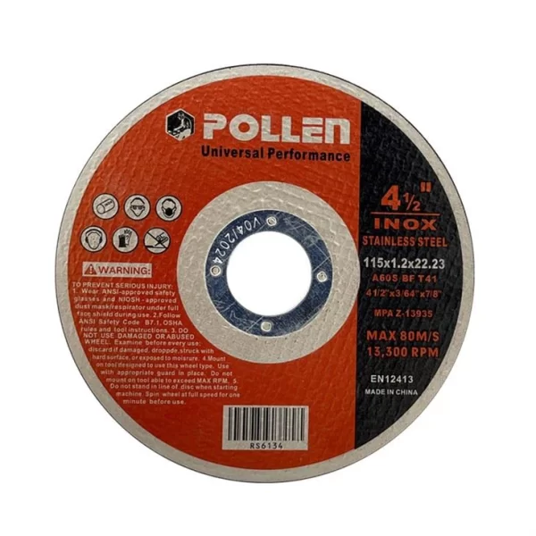 POLLEN CUTTING DISC 4.5 inch (115x1.2x22.23mm)