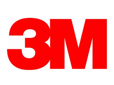 3M logo, red, white background, company logo