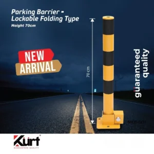 KURT LOCKABLE FOLDING PARKING BOLLARD